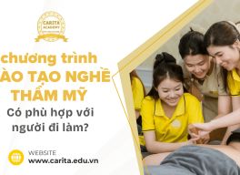 Chương trình đào tạo nghề thẩm mỹ tại Carita Academy có phù hợp với người đi làm?