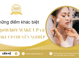 Những điểm khác biệt thường thấy ở người biết make up và thợ make up chuyên nghiệp - Carita Academy