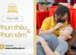 Phun xăm và phun thêu thẩm mỹ có điểm gì khác biệt? - Carita Academy