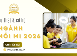 Nghề nối mi có nhanh lỗi thời? Sự thật và cơ hội ngành mi năm 2026 – Carita Academy