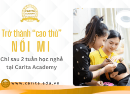 Trở thành “cao thủ” nối mi chỉ sau 2 tuần học nghề tại Carita Academy