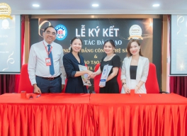 LỄ KÝ KẾT HỢP TÁC GIỮA CAO ĐẲNG CÔNG NGHỆ SÀI GÒN & CARITA ACADEMY 