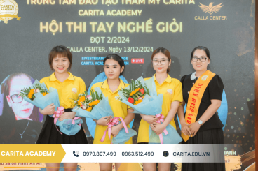 Bùng nổ tài năng tại Hội Thi Tay Nghề Giỏi Carita Academy Lần 2 2024