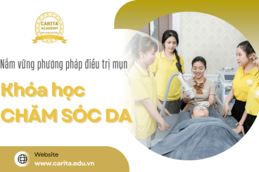 Nắm vững cách điều trị mụn hiệu quả qua khóa học chăm sóc da tại Carita Academy