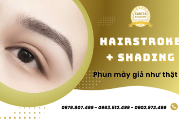 Hairstroke kết hợp Shading: Tạo hiệu ứng mày giả như thật – Carita Academy