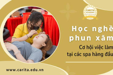 Học nghề phun xăm Carita Academy - Cơ hội việc làm tại các spa hàng đầu