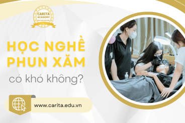 Học nghề phun xăm có khó không? So sánh với các ngành nghề làm đẹp khác – Carita Academy