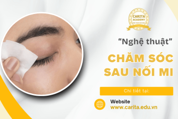 Nghệ thuật chăm sóc sau nối mi: Bí quyết giữ hàng mi bền đẹp – Carita Academy