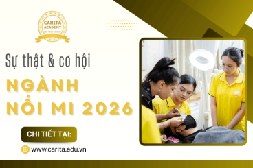 Nghề nối mi có nhanh lỗi thời? Sự thật và cơ hội ngành mi năm 2026 – Carita Academy