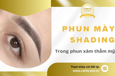 Tất tần tật thông tin thú vị xoay quanh kỹ thuật phun chân mày shading – Carita Academy
