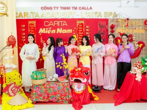Tết rộn ràng tại Carita Academy