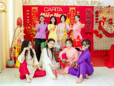Tết rộn ràng tại Carita Academy
