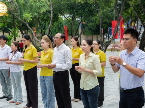 CARITA ACADEMY DÂNG HOA, THẮP HƯƠNG NHÂN NGÀY THƯƠNG BINH – LIỆT SĨ 27/7