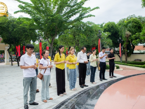 CARITA ACADEMY DÂNG HOA, THẮP HƯƠNG NHÂN NGÀY THƯƠNG BINH – LIỆT SĨ 27/7