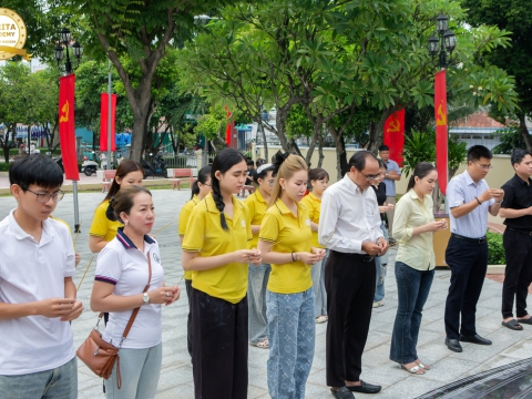 CARITA ACADEMY DÂNG HOA, THẮP HƯƠNG NHÂN NGÀY THƯƠNG BINH – LIỆT SĨ 27/7