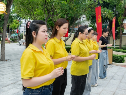 CARITA ACADEMY DÂNG HOA, THẮP HƯƠNG NHÂN NGÀY THƯƠNG BINH – LIỆT SĨ 27/7