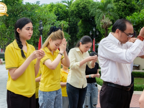 CARITA ACADEMY DÂNG HOA, THẮP HƯƠNG NHÂN NGÀY THƯƠNG BINH – LIỆT SĨ 27/7