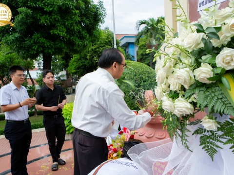 CARITA ACADEMY DÂNG HOA, THẮP HƯƠNG NHÂN NGÀY THƯƠNG BINH – LIỆT SĨ 27/7