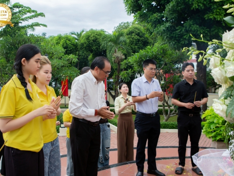 CARITA ACADEMY DÂNG HOA, THẮP HƯƠNG NHÂN NGÀY THƯƠNG BINH – LIỆT SĨ 27/7