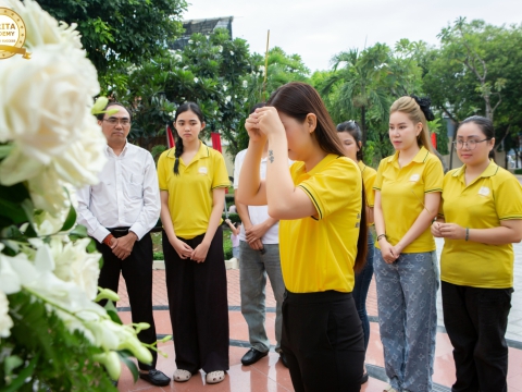 CARITA ACADEMY DÂNG HOA, THẮP HƯƠNG NHÂN NGÀY THƯƠNG BINH – LIỆT SĨ 27/7