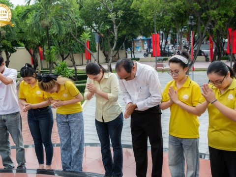 CARITA ACADEMY DÂNG HOA, THẮP HƯƠNG NHÂN NGÀY THƯƠNG BINH – LIỆT SĨ 27/7