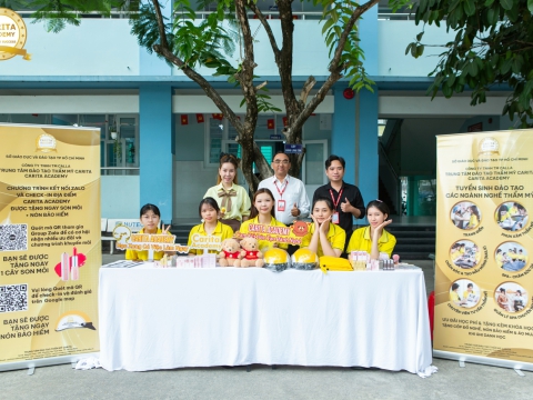CARITA ACADEMY ĐÃ CẬP BẾN TT GDTX QUẬN 12!