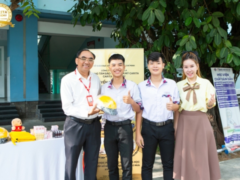 CARITA ACADEMY ĐÃ CẬP BẾN TT GDTX QUẬN 12!