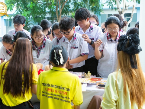 CARITA ACADEMY ĐÃ CẬP BẾN TT GDTX QUẬN 12!