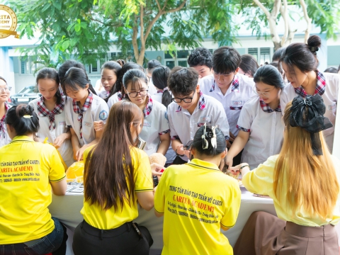 CARITA ACADEMY ĐÃ CẬP BẾN TT GDTX QUẬN 12!