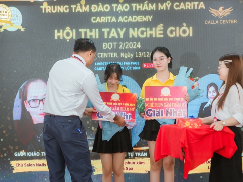 HỘI THI TAY NGHỀ GIỎI ĐỢT 2 NĂM 2024 TẠI CARITA ACADEMY