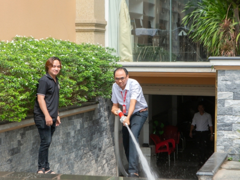 Bồi huấn PCCC tại Carita Academy