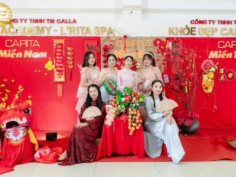 Tết cùng học viên lớp Nail 