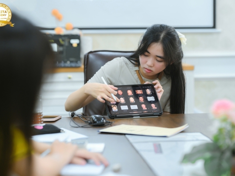 Lớp học thiết kế sợi trên ipad