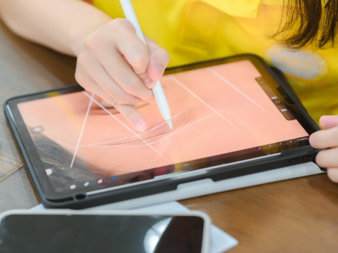 Lớp học thiết kế sợi trên ipad