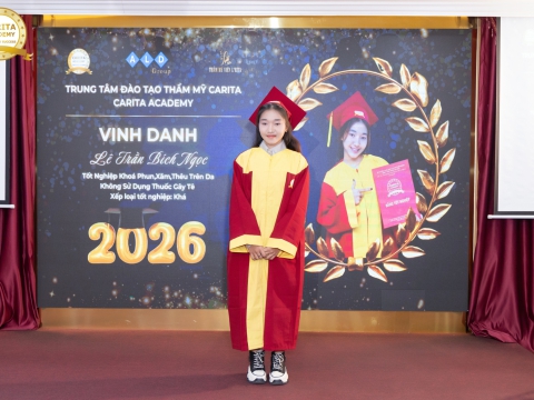 RỰC RỠ & ĐẦY CẢM XÚC: LỄ TỐT NGHIỆP KHÓA THÁNG 7/2026 – CARITA ACADEMY