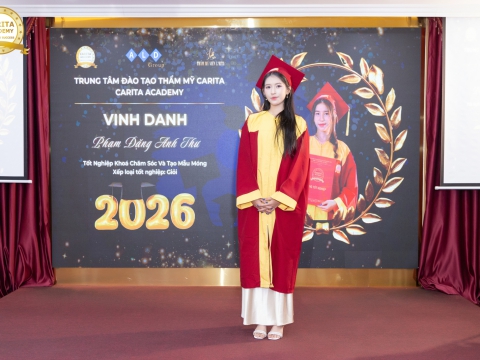 RỰC RỠ & ĐẦY CẢM XÚC: LỄ TỐT NGHIỆP KHÓA THÁNG 7/2026 – CARITA ACADEMY