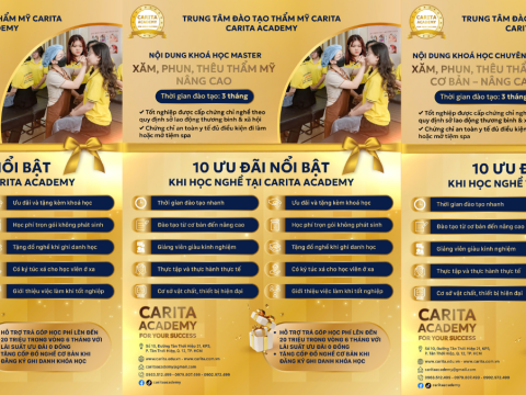 CÁC CHƯƠNG TRÌNH ĐÀO TẠO KHÓA PHUN, XĂM, THÊU THẨM MỸ CƠ BẢN  - NÂNG CAO - CƠ BẢN, NÂNG CAO