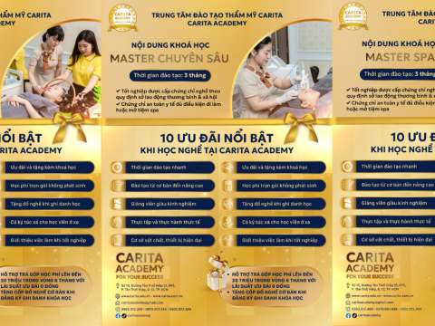 CÁC CHƯƠNG TRÌNH ĐÀO TẠO KHÓA SPA CƠ BẢN - CHUYÊN NGHIỆP - MASTER