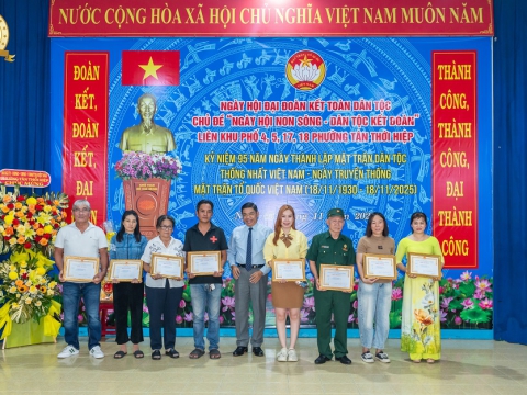 Ngày hội “Đại đoàn kết toàn dân tộc” tại phường Tân Thới Hiệp