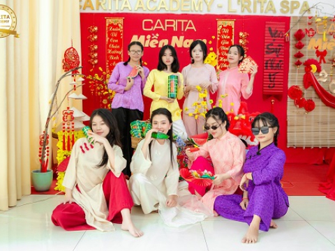 Tết rộn ràng tại Carita Academy