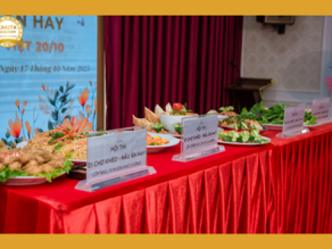 Các món ăn dự thi của các lớp