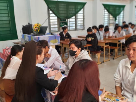 Tuyển sinh nghề thẩm mỹ ngày 4/4/2024 tại Trung tâm GDTX huyện Gò Dầu, Tây Ninh