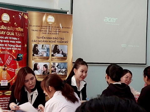 Tuyển sinh nghề thẩm mỹ ngày 4/4/2024 tại Trung tâm GDTX huyện Gò Dầu, Tây Ninh