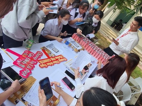 Tuyển sinh nghề thẩm mỹ ngày 5/4/2024 tại trường THPT Quang Trung Thị trấn Gò Dầu, Tây Ninh