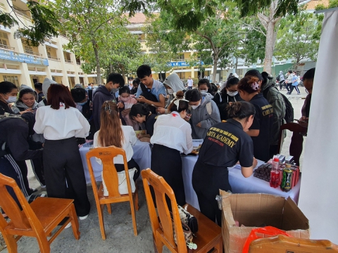 Tuyển sinh nghề thẩm mỹ ngày 5/4/2024 tại trường THPH Nguyễn Huệ, Thị trấn Bến Cầu, Tây Ninh