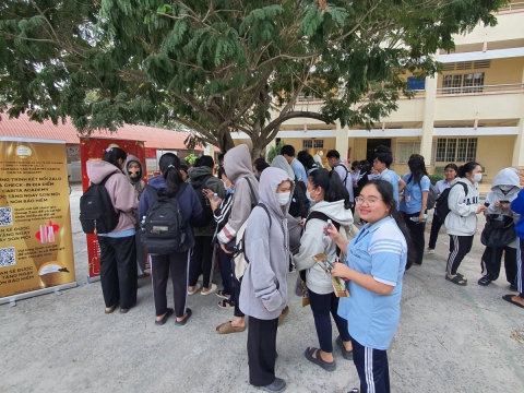 Tuyển sinh nghề thẩm mỹ ngày 5/4/2024 tại trường THPH Nguyễn Huệ, Thị trấn Bến Cầu, Tây Ninh