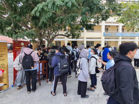 Tuyển sinh nghề thẩm mỹ ngày 5/4/2024 tại trường THPH Nguyễn Huệ, Thị trấn Bến Cầu, Tây Ninh