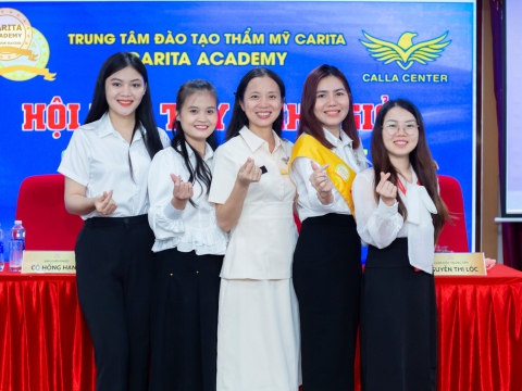 Hội thi tay nghề giỏi tại Carita Academy đợt 1 năm 2024