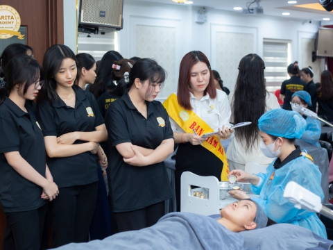 Hội thi tay nghề giỏi tại Carita Academy đợt 1 năm 2024