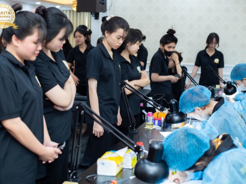 Hội thi tay nghề giỏi tại Carita Academy đợt 1 năm 2024